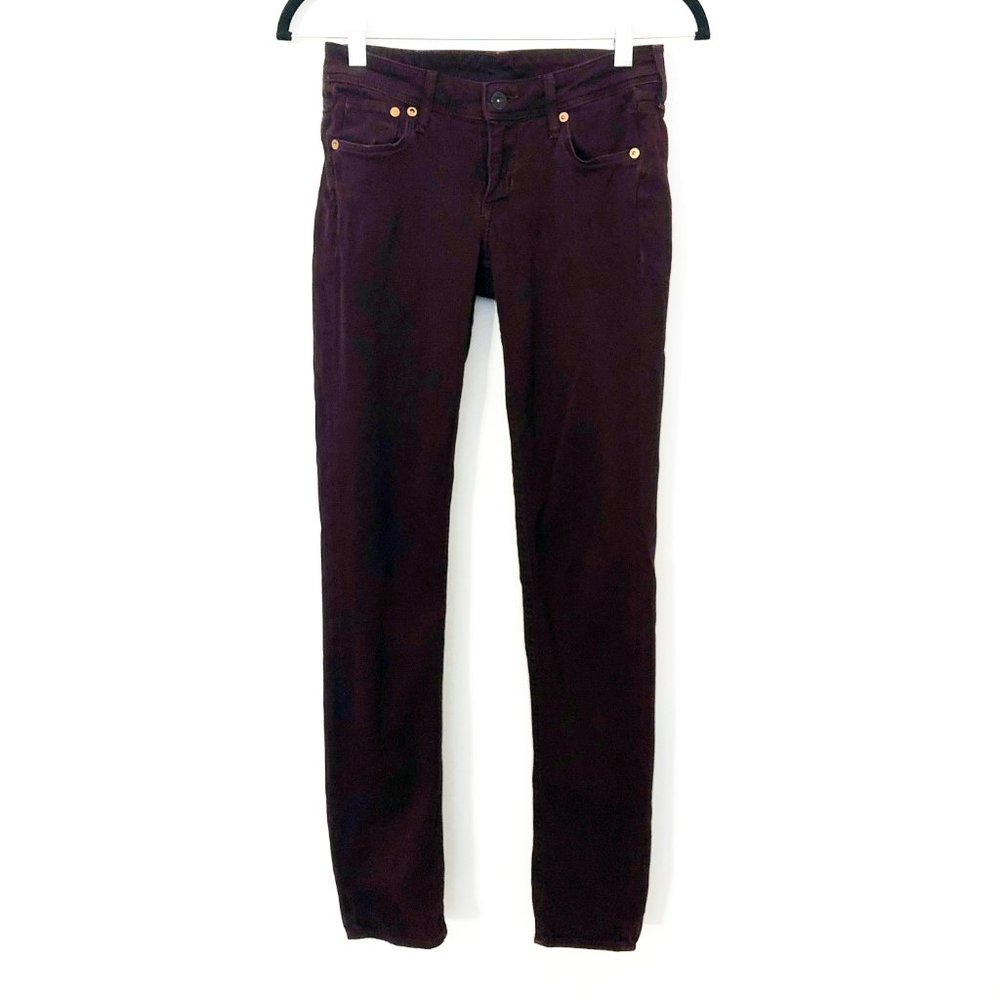 H&M Purple Skinny Low Rise Pants Size 25